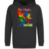 T-Shirt or Hoodie "Fly High, Live Bold" – Vibrant Parrot Design - Image 12