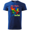 T-Shirt or Hoodie "Fly High, Live Bold" – Vibrant Parrot Design - Image 8