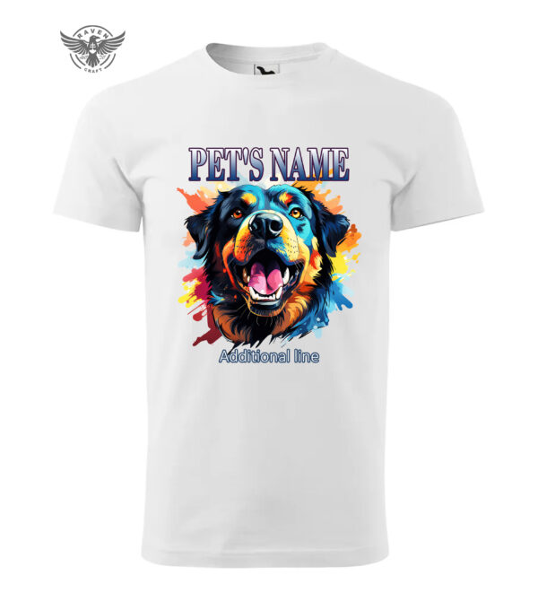 T-Shirt or Hoodie "Personalized Pet Portrait" – Customizable Dog Lover Apparel - Image 4