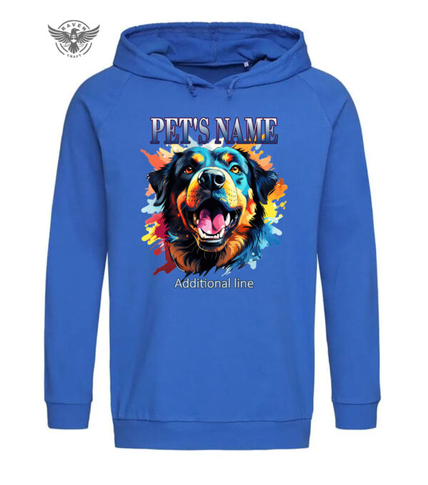 T-Shirt or Hoodie "Personalized Pet Portrait" – Customizable Dog Lover Apparel - Image 11