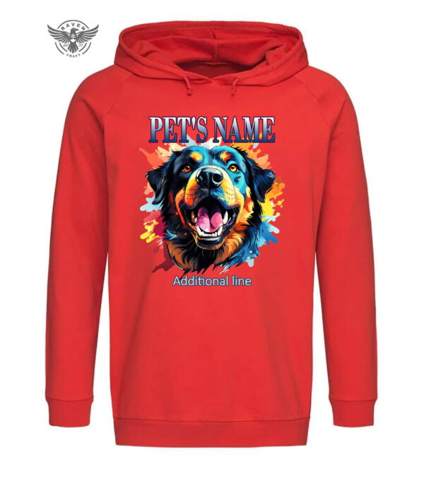 T-Shirt or Hoodie "Personalized Pet Portrait" – Customizable Dog Lover Apparel - Image 10