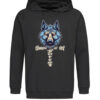T-Shirt or Hoodie "Knight of the Forest" – Majestic Wolf Warrior Design – Image 9