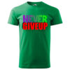 T-Shirt or Hoodie "Never Give Up – Stay Strong" – Motivational Activewear - Image 7