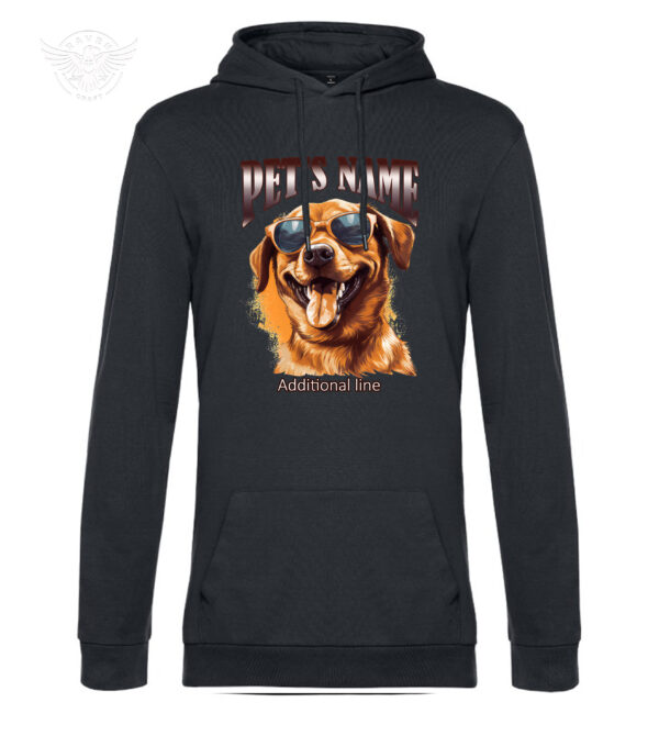 Personalized Pet Portrait T-Shirt & Hoodie – Cool Dog with Sunglasses – Bild 17