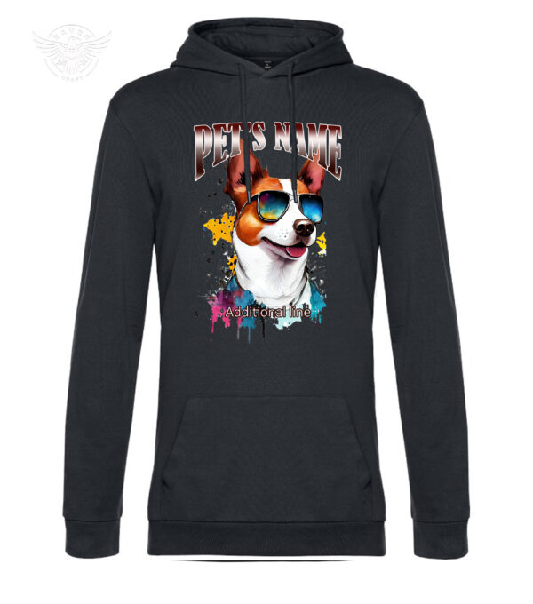 Personalized Pet Portrait T-Shirt & Hoodie – Cool Watercolor Style – Bild 16