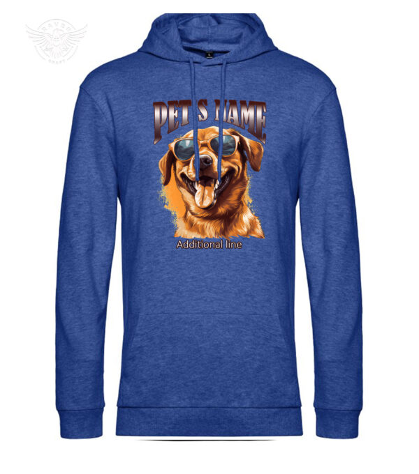 Personalized Pet Portrait T-Shirt & Hoodie – Cool Dog with Sunglasses – Bild 16