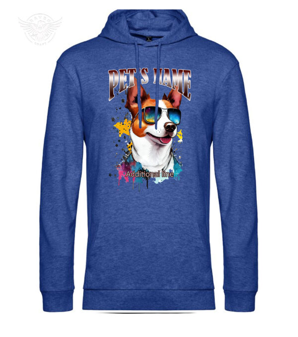 Personalized Pet Portrait T-Shirt & Hoodie – Cool Watercolor Style - obrazek 15