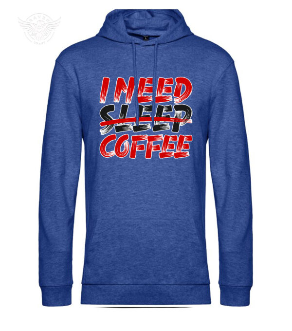 T-Shirt or Hoodie "I Need Coffee" – Fun Apparel for Coffee Enthusiasts - immagine 15