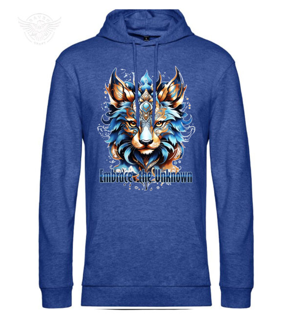 T-Shirt or Hoodie "Embrace the Unknown" – Mystical Wolf Design for Free Spirits - obrazek 15