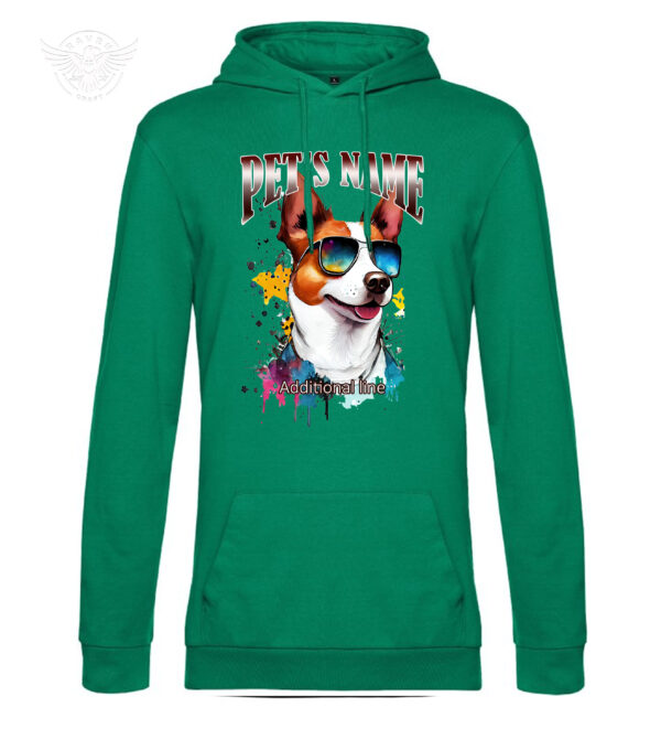 Personalized Pet Portrait T-Shirt & Hoodie – Cool Watercolor Style - Image 14