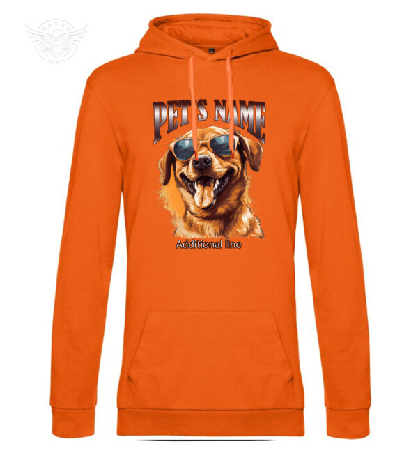 Personalized Pet Portrait T-Shirt & Hoodie – Cool Dog with Sunglasses - Image 14