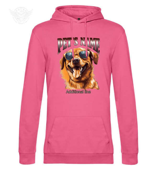 Personalized Pet Portrait T-Shirt & Hoodie – Cool Dog with Sunglasses - Image 13