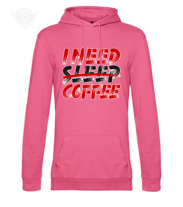 T-Shirt or Hoodie "I Need Coffee" – Fun Apparel for Coffee Enthusiasts - obrazek 12