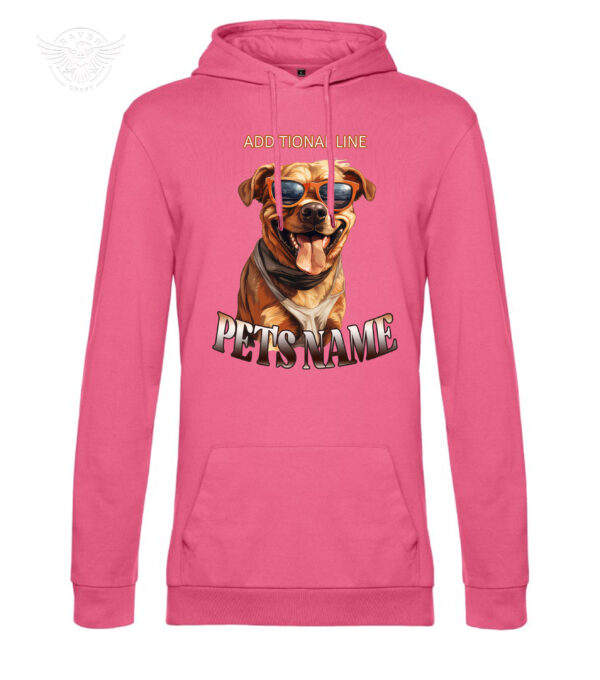 Personalized Pet T-Shirt & Hoodie – Cool Dog with Sunglasses – Image 12