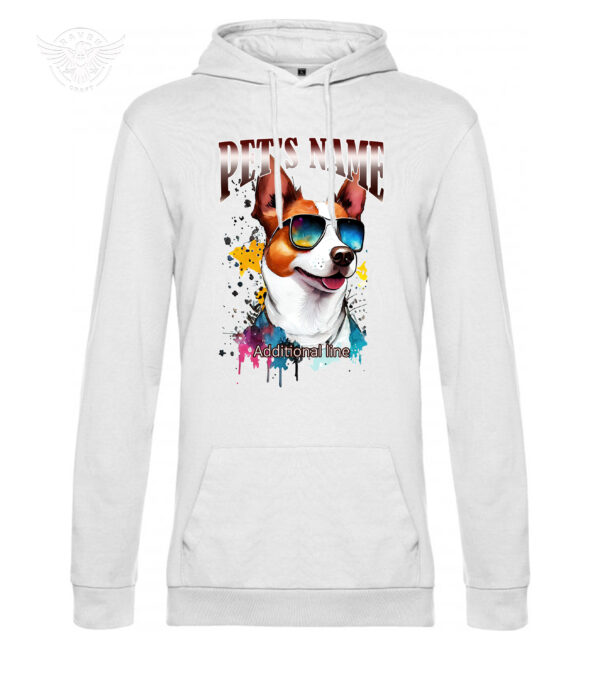 Personalized Pet Portrait T-Shirt & Hoodie – Cool Watercolor Style – Image 10