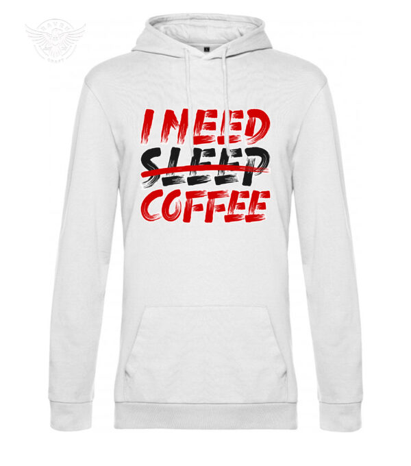 T-Shirt or Hoodie "I Need Coffee" – Fun Apparel for Coffee Enthusiasts - immagine 10