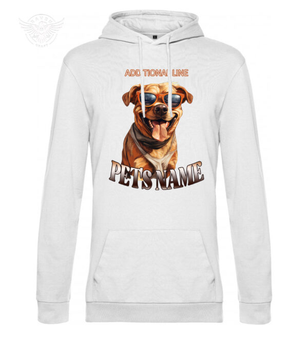 Personalized Pet T-Shirt & Hoodie – Cool Dog with Sunglasses - obrazek 10