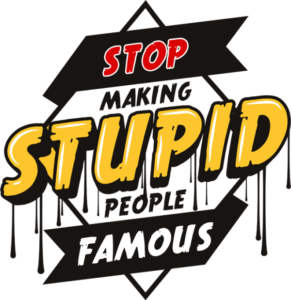 "Stop Making Stupid People Famous" Funny Statement T-Shirt & Hoodie – Bild 17