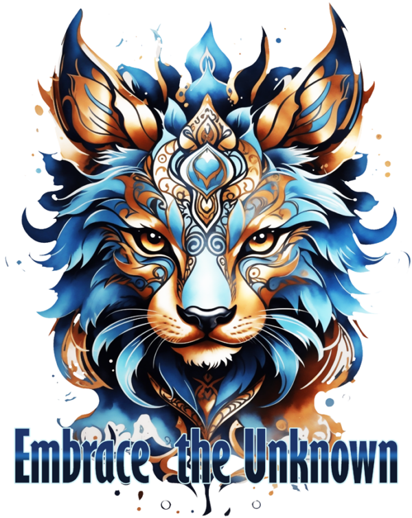 T-Shirt or Hoodie "Embrace the Unknown" – Mystical Wolf Design for Free Spirits - obrazek 17