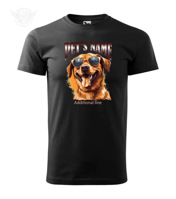 Personalized Pet Portrait T-Shirt & Hoodie – Cool Dog with Sunglasses – Bild 10