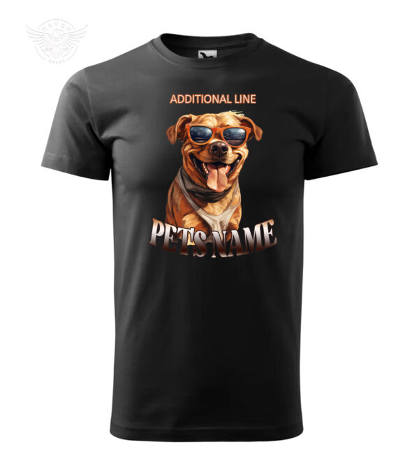 Personalized Pet T-Shirt & Hoodie – Cool Dog with Sunglasses – Image 9