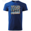 Blue T-shirt featuring motivational "It's All About The Process" quote design.