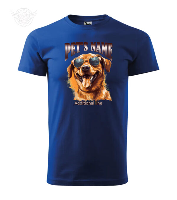 Personalized Pet Portrait T-Shirt & Hoodie – Cool Dog with Sunglasses – Bild 9