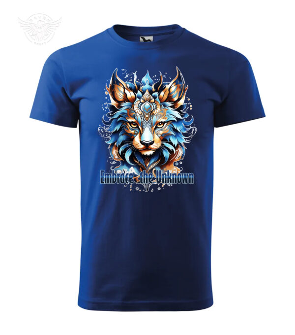 T-Shirt or Hoodie "Embrace the Unknown" – Mystical Wolf Design for Free Spirits - obrazek 9