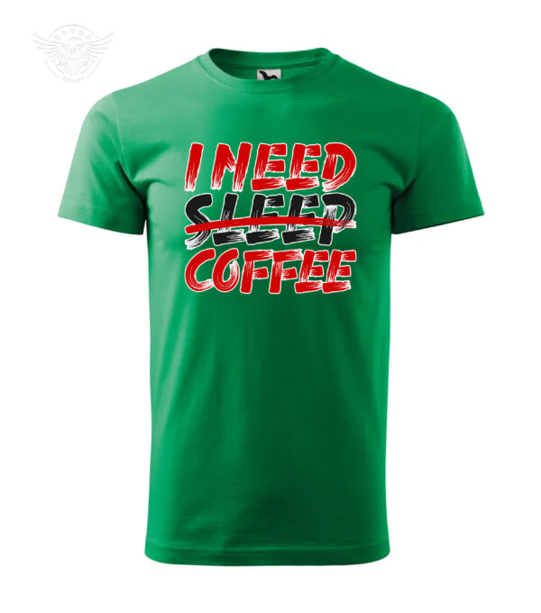 T-Shirt or Hoodie "I Need Coffee" – Fun Apparel for Coffee Enthusiasts – Bild 7