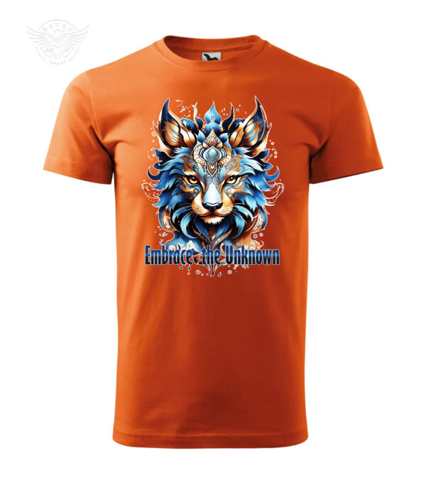 T-Shirt or Hoodie "Embrace the Unknown" – Mystical Wolf Design for Free Spirits - obrazek 7