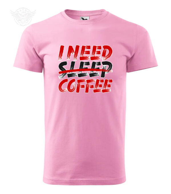 T-Shirt or Hoodie "I Need Coffee" – Fun Apparel for Coffee Enthusiasts - obrazek 5