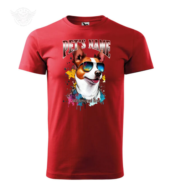 Personalized Pet Portrait T-Shirt & Hoodie – Cool Watercolor Style – Bild 5