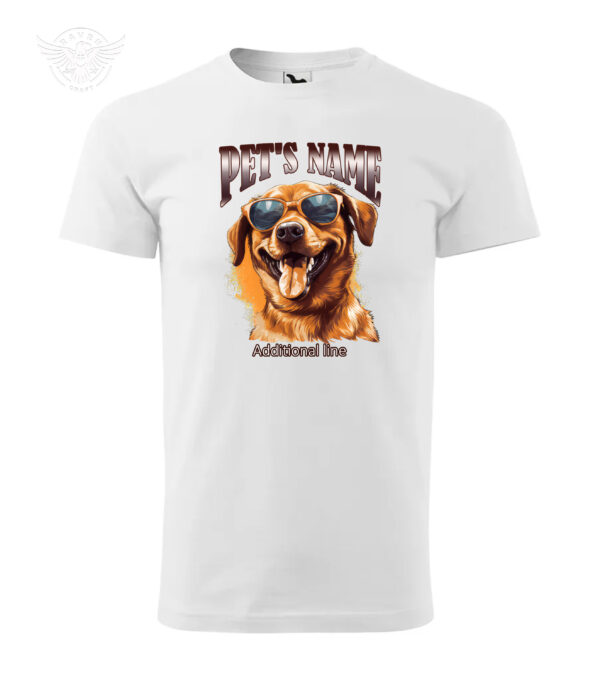 Personalized Pet Portrait T-Shirt & Hoodie – Cool Dog with Sunglasses - immagine 4