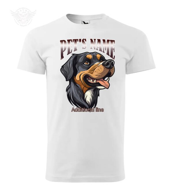 Customized Pet Portrait T-Shirt & Hoodie – Personalize with Your Pet’s Name! – Bild 4