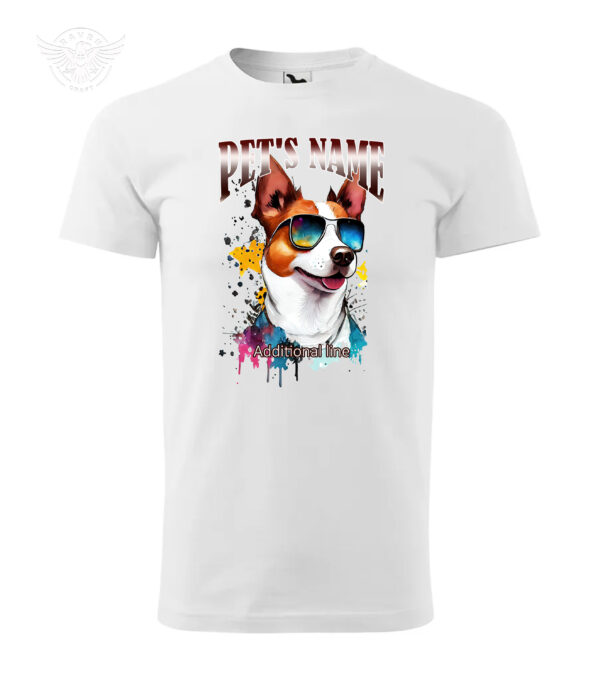 Personalized Pet Portrait T-Shirt & Hoodie – Cool Watercolor Style – Image 4