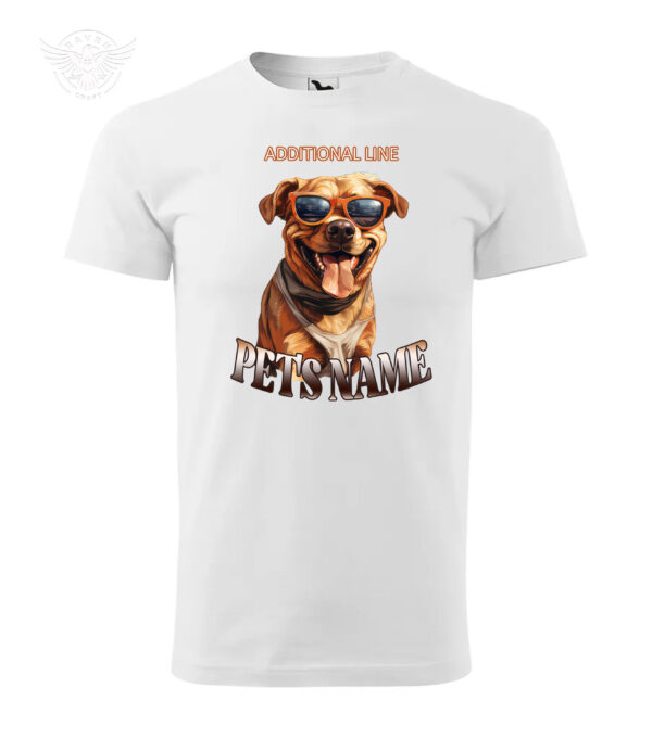 Personalized Pet T-Shirt & Hoodie – Cool Dog with Sunglasses - Image 4