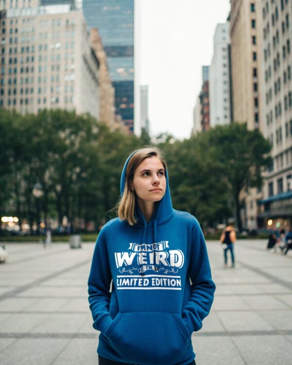 "I'm Not Weird, I'm Limited Edition" – Funny T-Shirt & Hoodie – Image 2