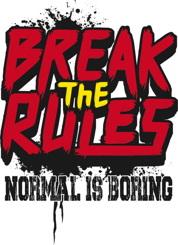 Break the Rules – Normal Is Boring Hoodie & T-Shirt – Image 2