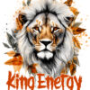 T-Shirt or Hoodie "King Energy" – Majestic Lion Design for Bold Personalities – Bild 2