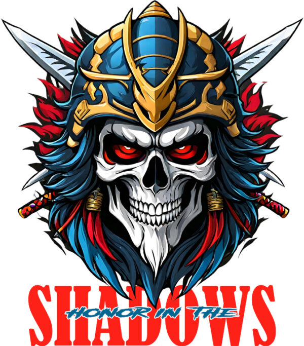 T-Shirt or Hoodie "Honor in the Shadows" – Fearless Warrior Style - Image 2