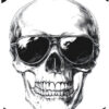 "Drank Cold Beer in the Afterlife" Skull T-Shirt & Hoodie – Edgy Humor Apparel – Bild 2