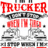 Funny Trucker T-Shirt & Hoodie – Perfect for Dedicated Truck Drivers - Image 2