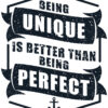 "Being Unique Is Better Than Being Perfect" T-Shirt & Hoodie – Embrace Your Authentic Self - Image 2