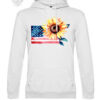 T-Shirt or Hoodie "Sunflower & Flag" – A Tribute to Freedom and Nature - obrazek 12