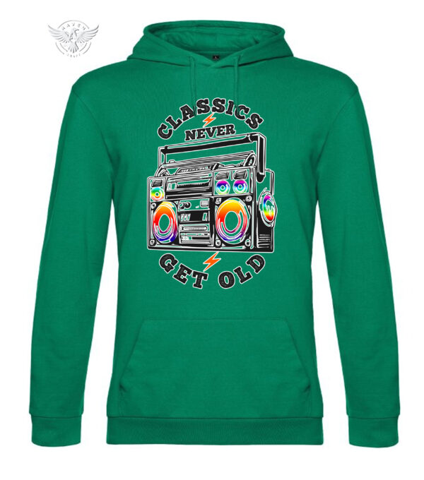 "Classics Never Get Old" T-Shirt & Hoodie – Retro Music Vibes - Image 9