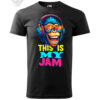 "This Is My Jam" T-Shirt & Hoodie – Funky Music-Inspired Monkey Design - Image 9