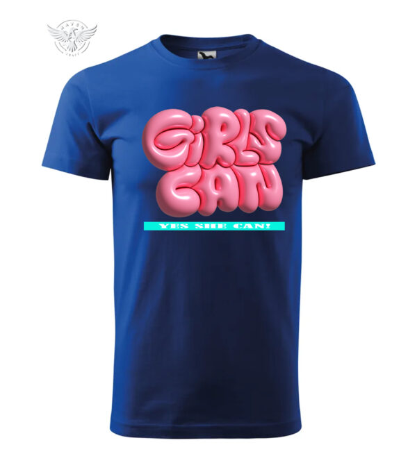 "Girls Can – Yes She Can!" Empowering T-Shirt & Hoodie - Image 8