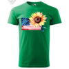 T-Shirt or Hoodie "Sunflower & Flag" – A Tribute to Freedom and Nature - obrazek 8