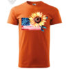 T-Shirt or Hoodie "Sunflower & Flag" – A Tribute to Freedom and Nature - obrazek 7
