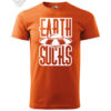T-Shirt or Hoodie "EARTH SUCKS" – Bold Statement with UFO Design – Bild 6